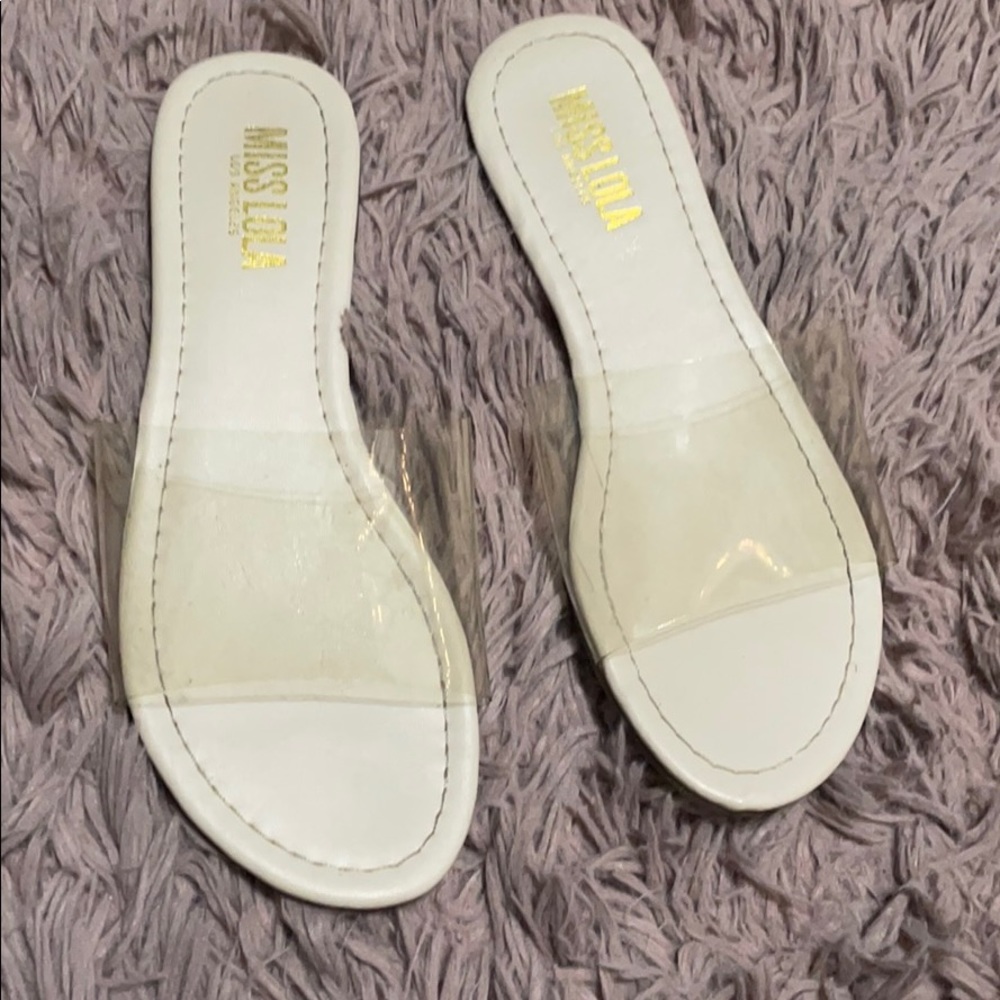 Cream Miss Lola Slides